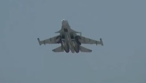 Су-30СМ. Скриншот видео Минобороны РОссии